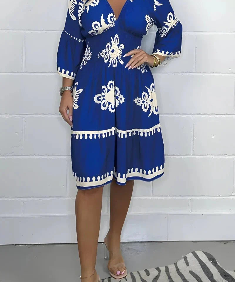 Lidia – Rochie Midi cu Broderie