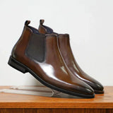 Blake | Bottines Chelsea en cuir raffiné