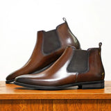 Blake | Bottines Chelsea en cuir raffiné