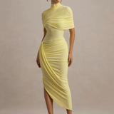 Andrada – Rochie Maxi cu Mâneci Tip Pelerină
